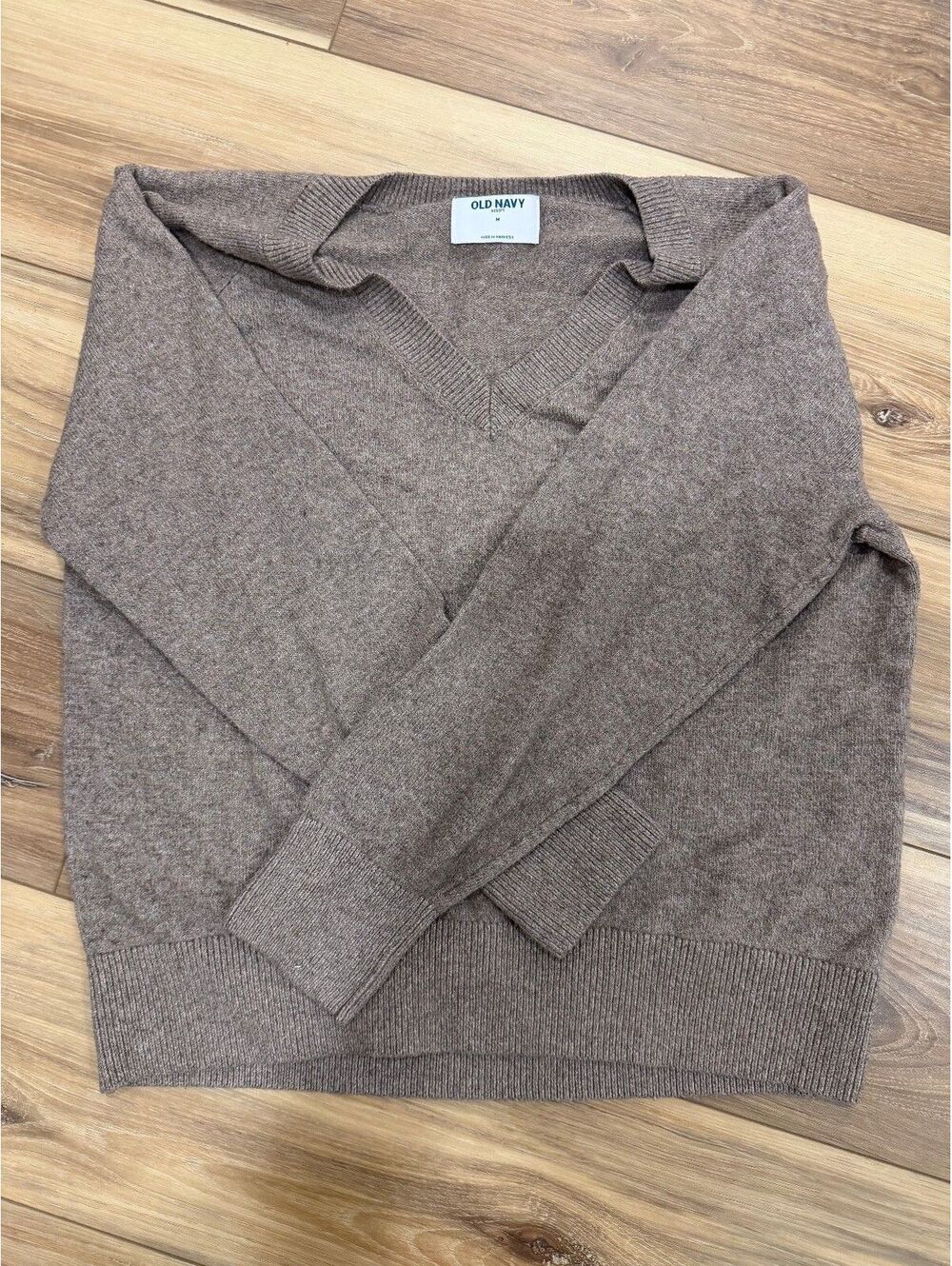 Old Navy SoSoft Women’s Medium Brown Crewneck Sweater Long Sleeve Pullove